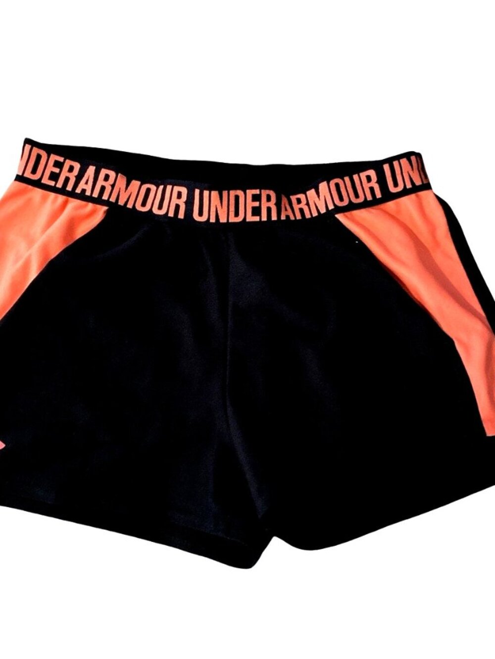 Under Armour Shorts Black Pink Athletic Running Loose Fit Womens Medium